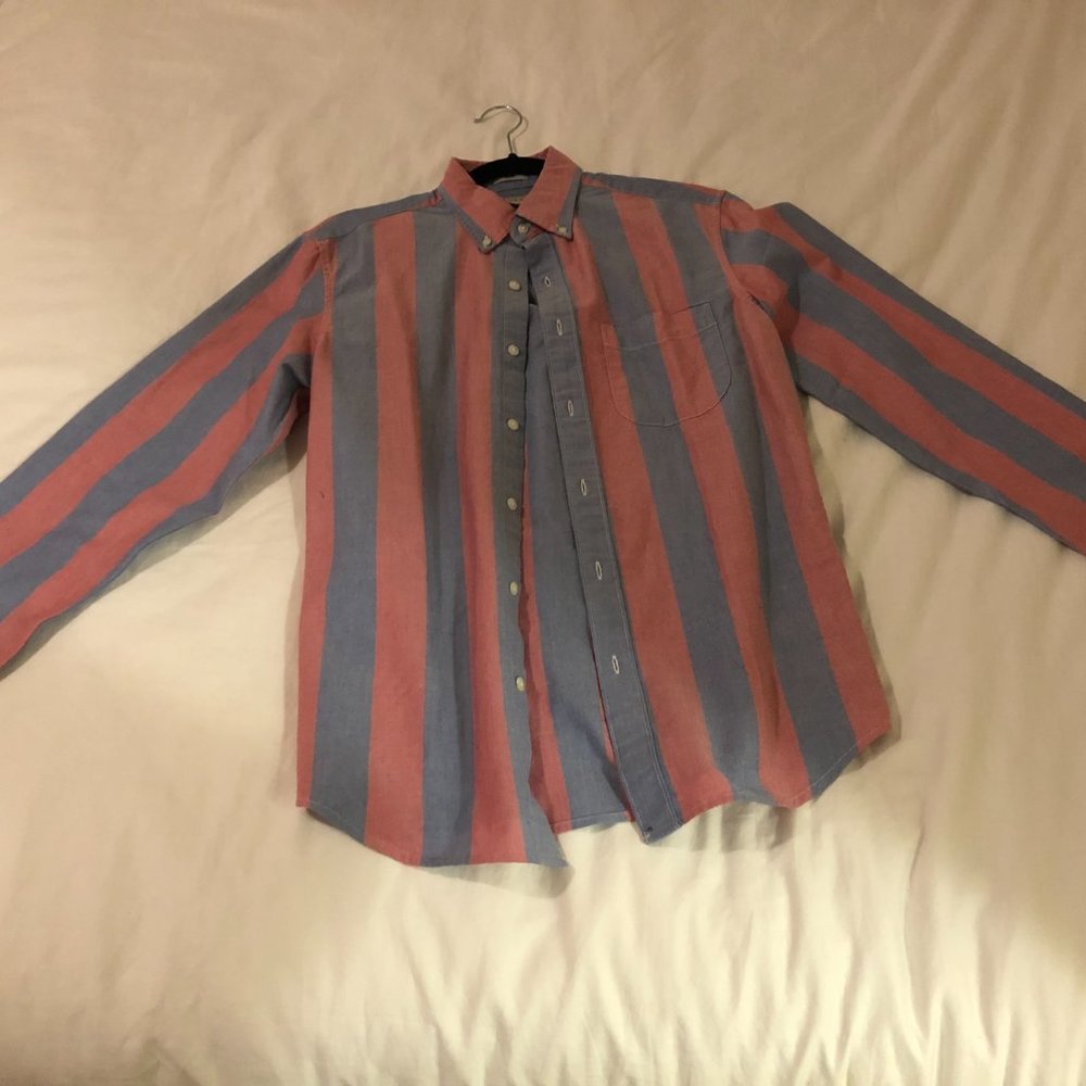 J Crew Slim Cotton Striped Shirt